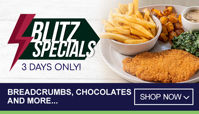 Blitz Specials - 3 Days Only on Breadcrumbs, Chocolates and more - visit MyBidfood