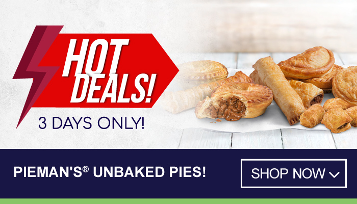 3 Days Hot Deals on Pieman's Unbaked Pies