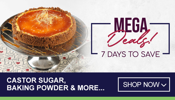 7 Days Mega Deals on Castor Sugar, Baking Powder and more