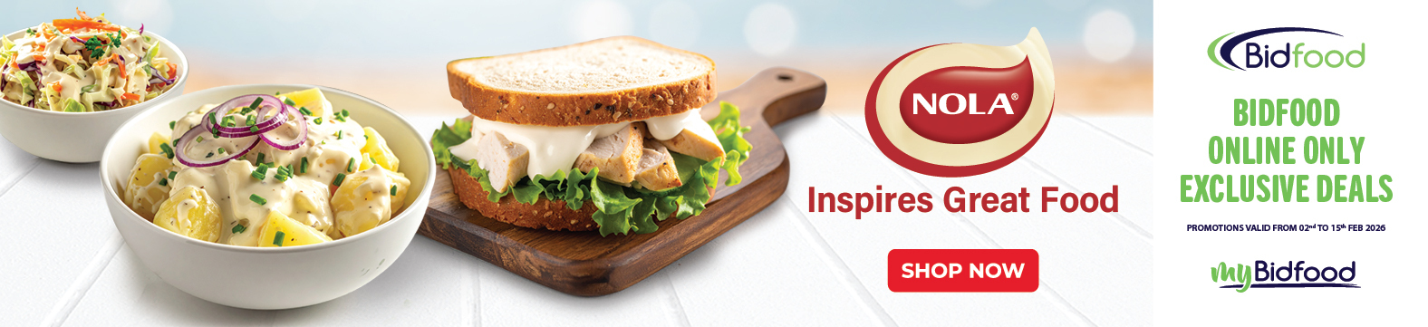 Nola - Inspired Great Food -  Bidfood Online Only Exclusive Deals