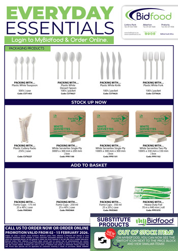 Everyday Essentials Frozen Seafood Range Promotion From 02 - 15 February 2026 - Order Online via MyBidfood