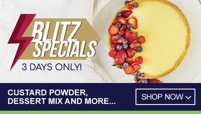 3 Days Blitz Specials on Custard Powder, Dessert Mix and more - visit MyBidfood to shop now