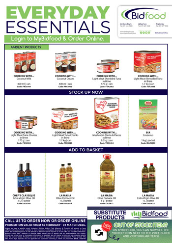 Everyday Essentials Broadsheet Promotion Valid From 23 February - 01 March 2026 - Quick & Easy Order & Checkout Online