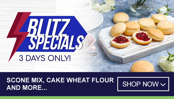 3 Days Blitz Specials on Scone Mix, Cake Wheat Flour and more - visit MyBidfood to shop now