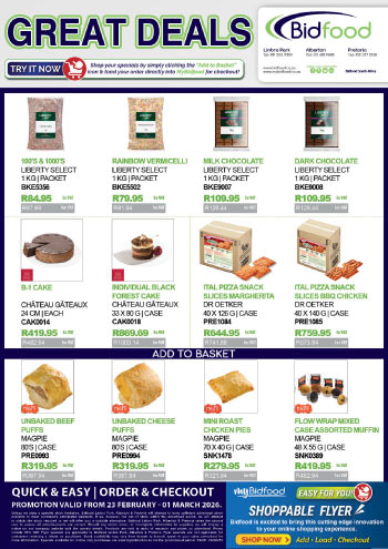 Great Deals on Promotion During 23 February - 01 March 2026 - Viewing Online Has Never Been Easier