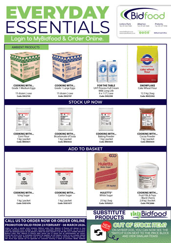 Everyday Essentials Broadsheet Promotion Valid From 23 February - 01 March 2026 - Stock Up and Add to Basket Online