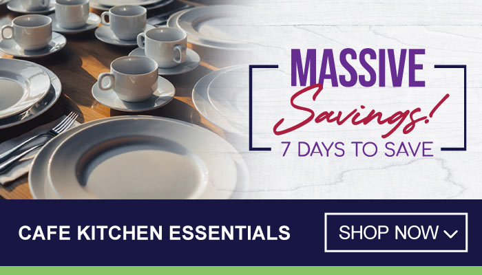 7 Days Massive Savings on Cafe Kitchen Essentials - visit MyBidfood to shop now