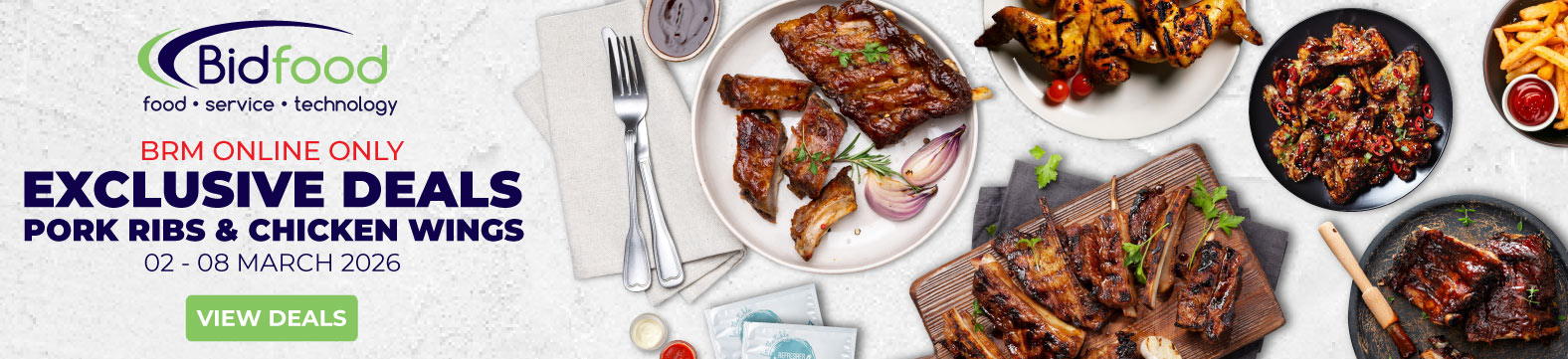 BRM - Online Only Exclusive Deals - Pork Ribs & Chicken Wings