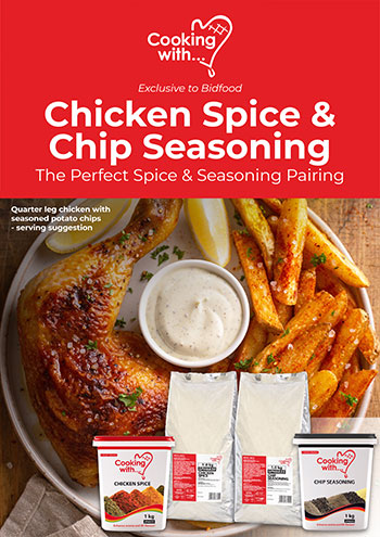 Chicken Spice & Chip Seasoning - The Perfect Spice & Seasoning Pairing - Explore & Shop - Exclusive to Bidfood