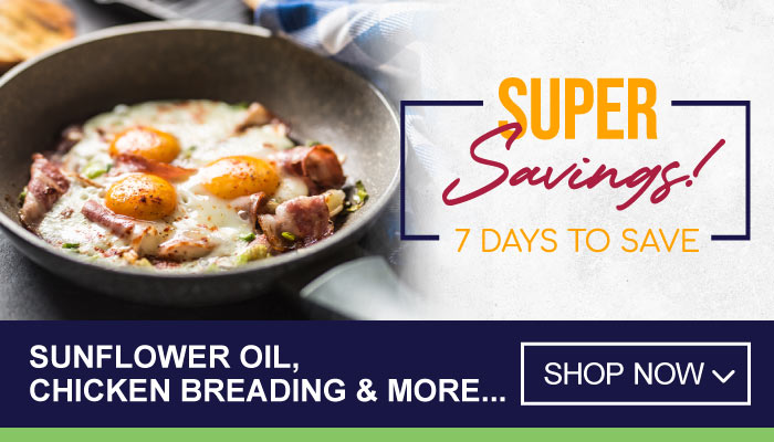 7 Days Super Savings on Sunflower Oil, Chicken Breading and more - visit MyBidfood to shop now