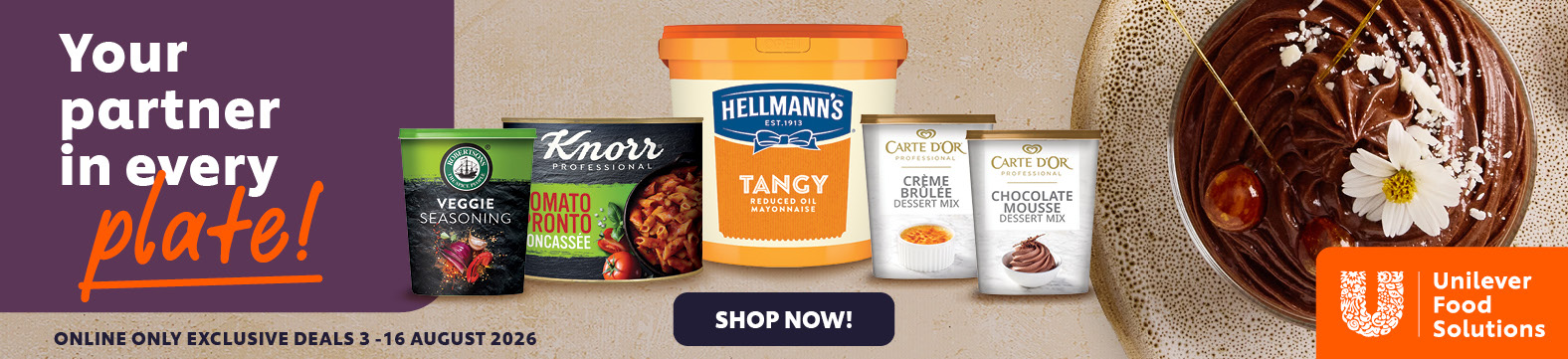 Unilever Food Solutions - Your partner in every plate! - Shop Now!