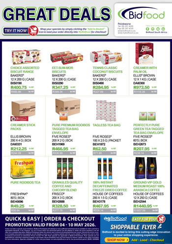 Great Deals on Promotion During 04 - 10 May 2026 - Viewing Online Has Never Been Easier