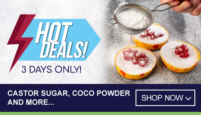 3 Days Hot Deals on Castor Sugar, Coco Powder and more - visit MyBidfood to shop now