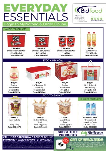 Everyday Essentials Promotion During 08 - 21 June 2026 - Full Cream Milk, Butter, Oil, Cheese and More - Visit MyBidfood To Shop Online