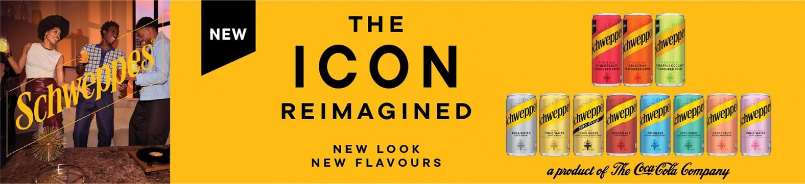 Schweppes - The Icon Reimagined - New Look - New Flavours