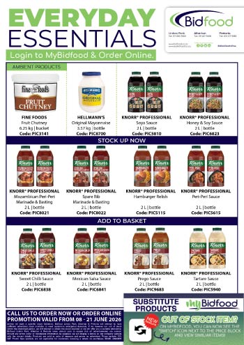 Everyday Essentials on Chutney, Mayonnaise, Sauces and More - Promotion Valid From 08 - 21 June 2026 - Shop Online With MyBidfood