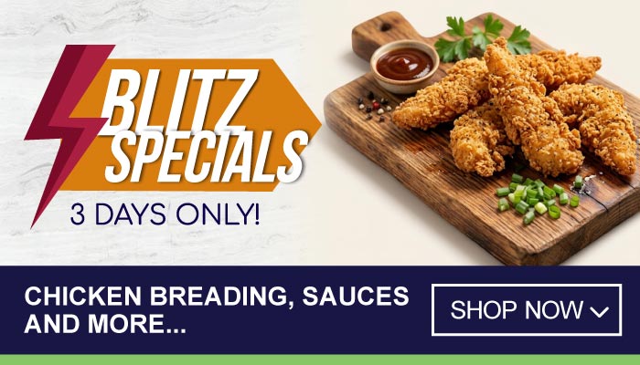 3 Days Blitz Specials on Chicken Breading, Sauces and more - visit MyBidfood to shop now