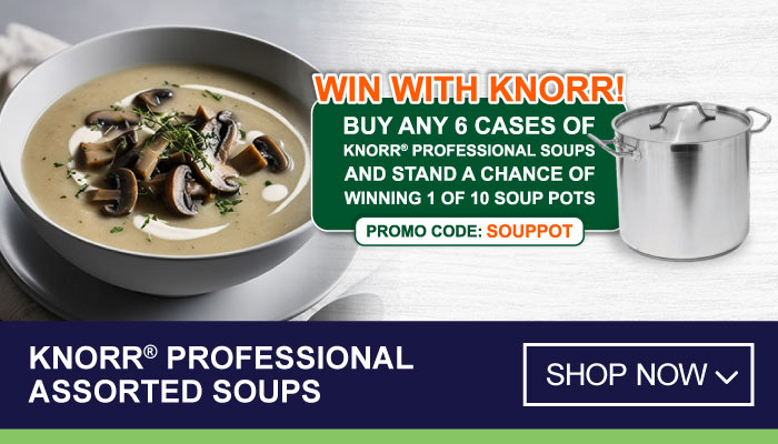 7 Days Super Savings on Knorr Professional Assorted Soups - visit MyBidfood to shop now