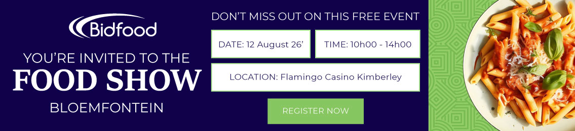 Bidfood - You're invited to the Food Show - Bloemfontein - Register Now