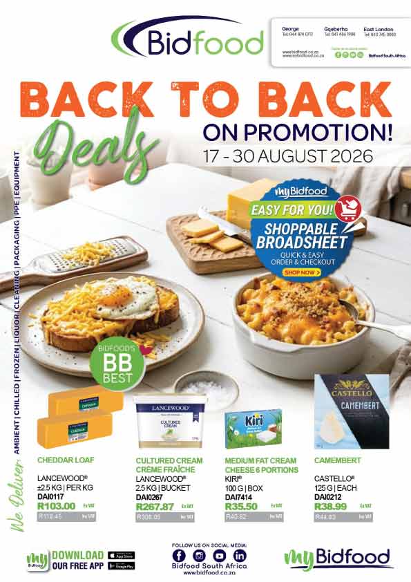 View Our Interactive Shoppable Broadsheet - Back to Back Deals From 17 - 30 August 2026 - Cheddar, Cultured Cream, Medium Fat Cream Cheese, Camembert and More