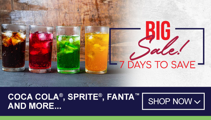 7 Days Massive Savings on Coca Cola, Sprite, Fanta and more - visit MyBidfood to shop now