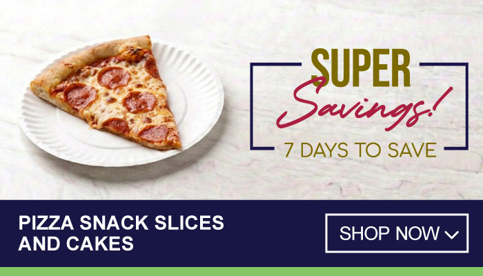 7 Days Breakfast Specials on Pizza Snack Slices and Cakes - visit MyBidfood to shop now