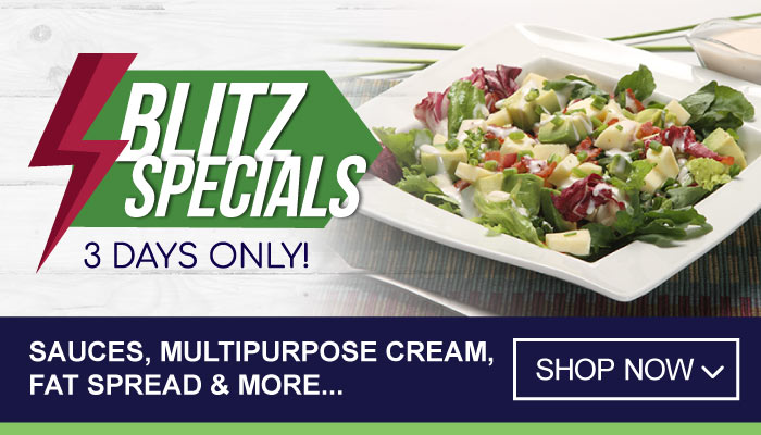 3 Days Blitz Specials on Sauces, Imitation Cream, Fat Spread & more- visit MyBidfood to shop now