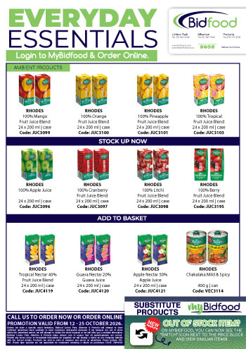 Great Deals on Promotion From 12 - 25 October 2026 - Viewing Online Has Never Been Easier