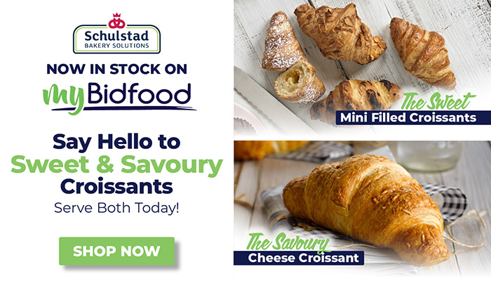 Sweet & Savoury Croissants from Schulstad Bakery Solutions - Now in stock on MyBidfood