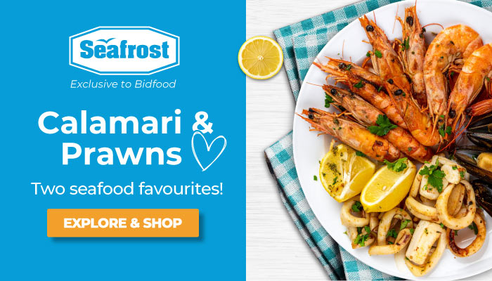 Calamari & Prawns - Two seafood favourites - Exclusive to Bidfood - Explore and Shop Now