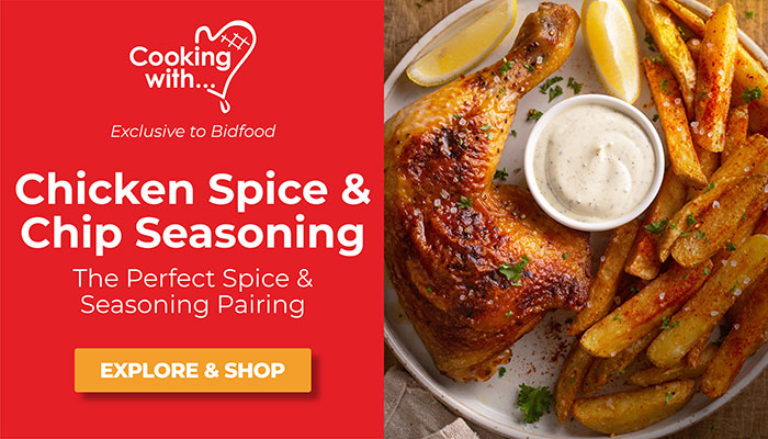Chicken Spice & Chip Seasoning - The Perfect Spice & Seasoning Pairing - Explore & Shop - Exclusive to Bidfood