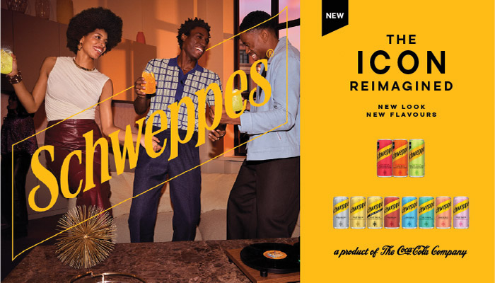 Schweppes - The Icon Reimagined - New Look - New Flavours