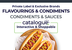 Private Label Product Catalogue – Flavourings & Condiments Condiments & Sauces