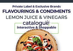 Private Label Product Catalogue – Flavourings & Condiments Lemon Juice & Vinegar